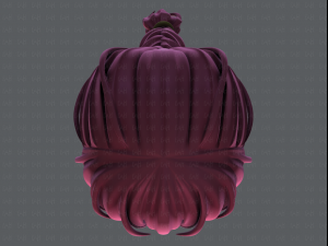3d hair style for girl v32 3D Model