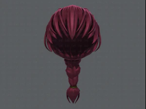 3d hair style for girl v32 3D Model