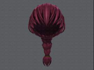 3d hair style for girl v32 3D Model