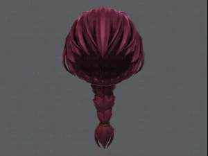 3d hair style for girl v32 3D Model