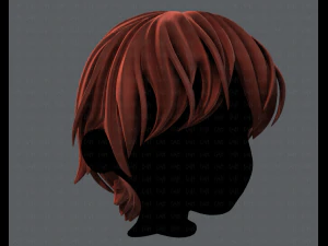 3d hair style for boy v32 3D Model