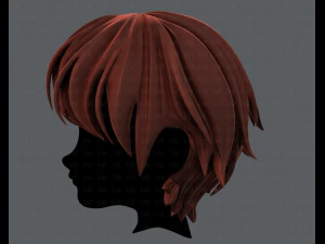 3d hair style for boy v32 3D Model