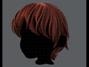 3d hair style for boy v32 3D Model