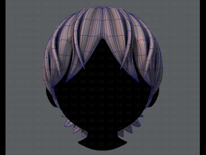 3d hair style for boy v32 3D मॉडल