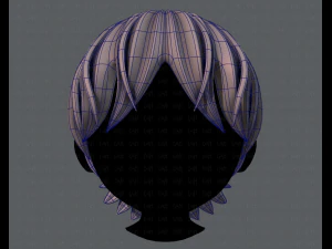 3d hair style for boy v32 3D Model