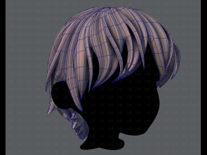3d hair style for boy v32 3D मॉडल