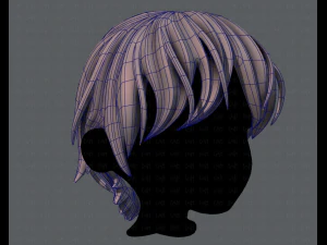 3d hair style for boy v32 3D Model
