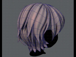 3d hair style for boy v32 3D Model
