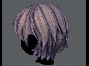 3d hair style for boy v32 3D Model