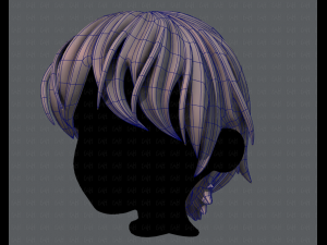 3d hair style for boy v32 3D मॉडल
