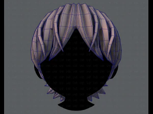 3d hair style for boy v32 3D Model