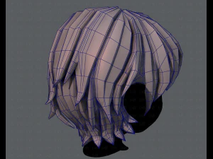 3d hair style for boy v32 3D Model