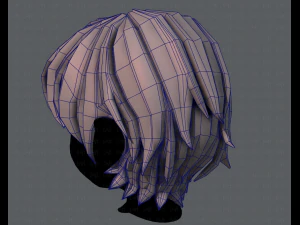 3d hair style for boy v32 3D Model