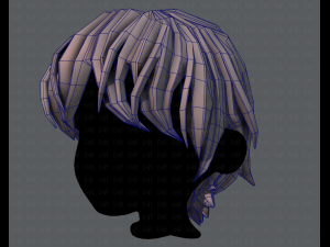 3d hair style for boy v32 3D मॉडल
