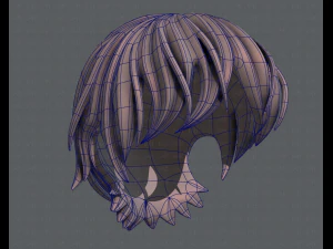 3d hair style for boy v32 3D Model