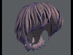 3d hair style for boy v32 3D Model