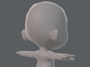 cartoon child v02 3D 모델