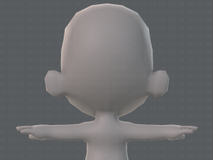 cartoon child v02 3D 모델