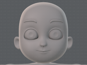 cartoon child v02 3D 모델