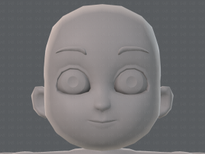 cartoon child v02 3D 모델