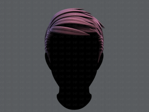 3d hair style for man v06 Model 3D