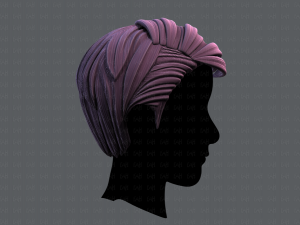 3d hair style for man v06 Model 3D