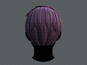 3d hair style for man v06 Model 3D