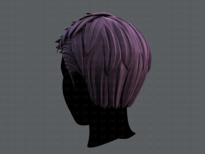 3d hair style for man v06 Model 3D
