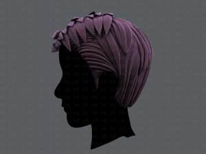 3d hair style for man v06 Model 3D