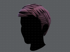 3d hair style for man v06 Model 3D