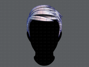 3d hair style for man v06 Model 3D