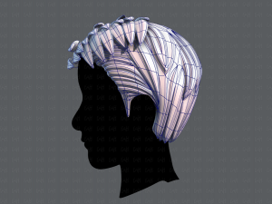 3d hair style for man v06 Model 3D