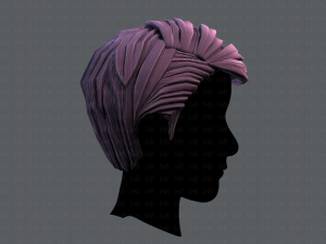 3d hair style for man v06 Model 3D