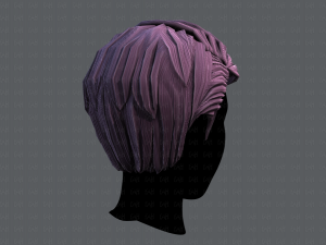 3d hair style for man v06 Model 3D