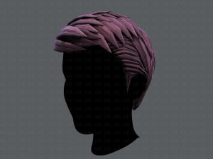 3d hair style for man v06 Model 3D