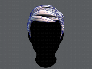 3d hair style for man v06 Model 3D