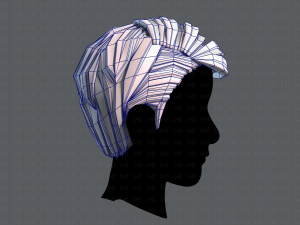 3d hair style for man v06 Model 3D
