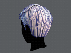 3d hair style for man v06 Model 3D