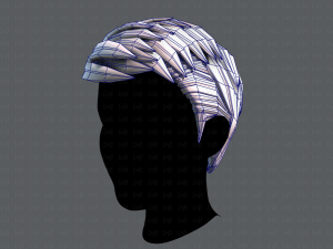 3d hair style for man v06 Model 3D