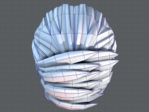 3d hair style for man v06 Model 3D