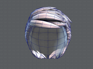 3d hair style for man v06 Model 3D