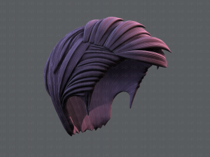 3d hair style for man v06 Model 3D