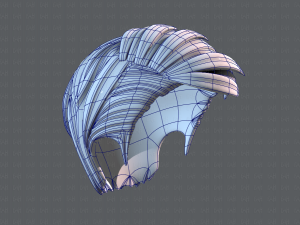 3d hair style for man v06 Model 3D