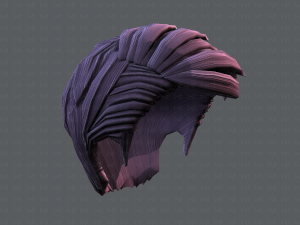 3d hair style for man v06 Model 3D