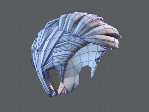 3d hair style for man v06 Model 3D