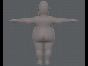 base mesh man character v09 3D मॉडल