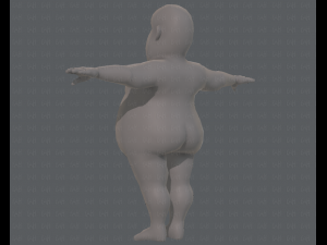 base mesh man character v09 3D मॉडल