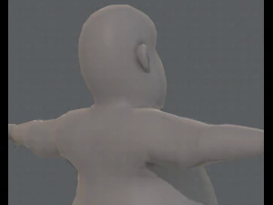 base mesh man character v09 3D Model