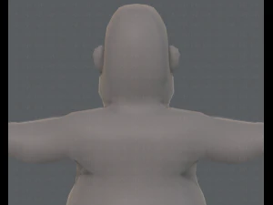 base mesh man character v09 3D Model