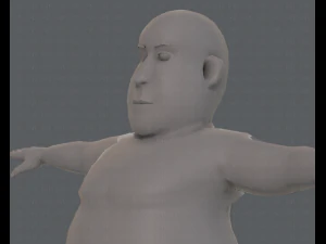 base mesh man character v09 3D Model